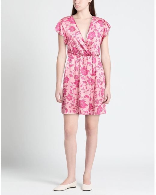 Liu Jo Pink Better Mini Dress Polyester
