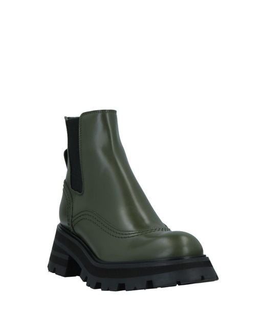 McQueen Black Ankle Boots