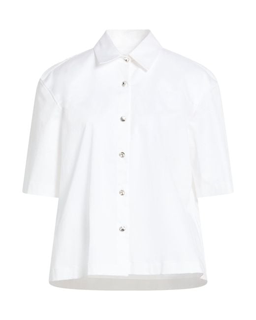 THE LATEST White Shirt Cotton, Elastane
