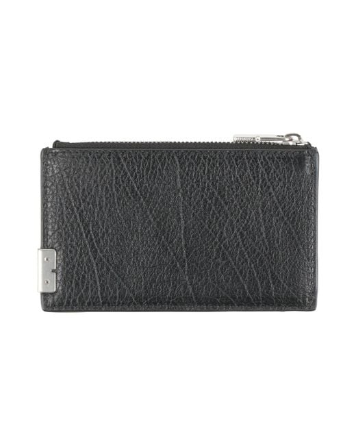 Burberry Black Cardholder Polyester, Cotton for men