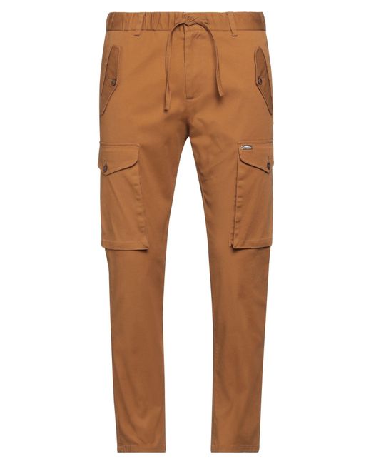 Daniele Alessandrini Brown Pants for men