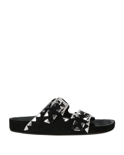 Isabel Marant Black Sandals Calfskin