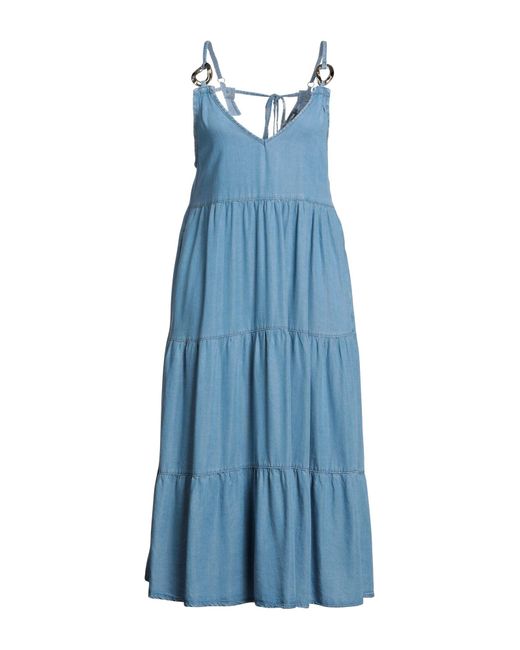 Patrizia Pepe Blue Midi Dress