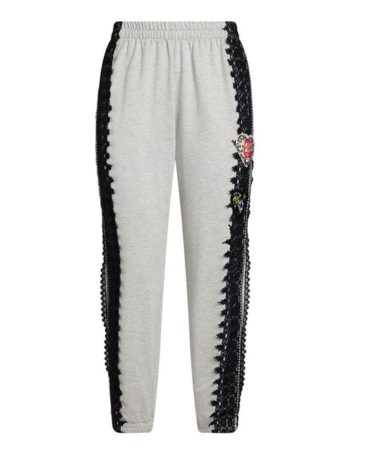 5 PROGRESS Gray Light Pants Polyester, Cotton