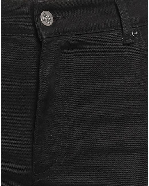 Douuod Black Pants Cotton, Elastane