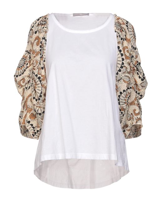 T-shirt High en coloris White