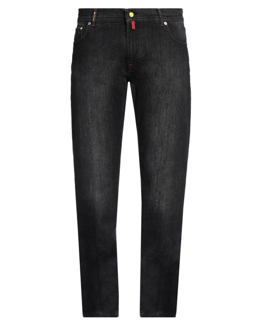 Pantaloni Jeans di Kiton in Black da Uomo