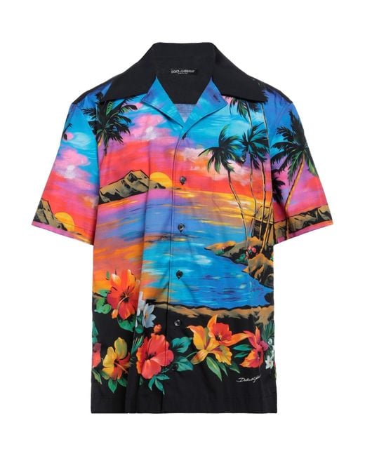Dolce & Gabbana Blue Shirt for men