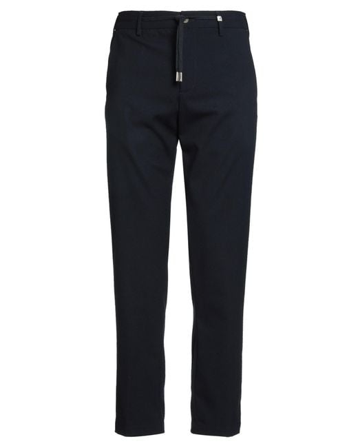 Myths Blue Pants Polyester, Viscose, Elastane for men