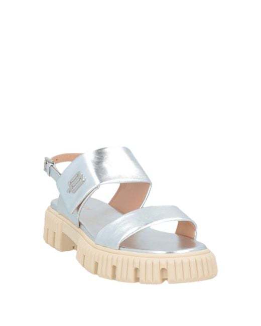 Baldinini White Sandals Leather