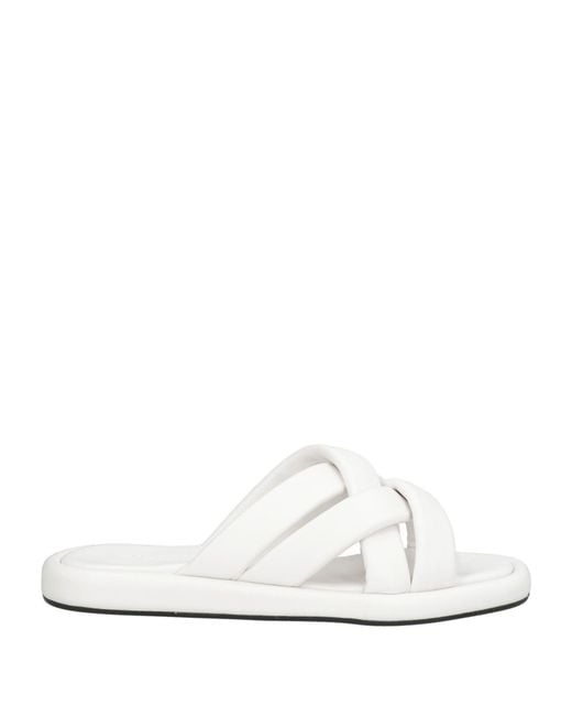 Baldinini White Sandals Leather