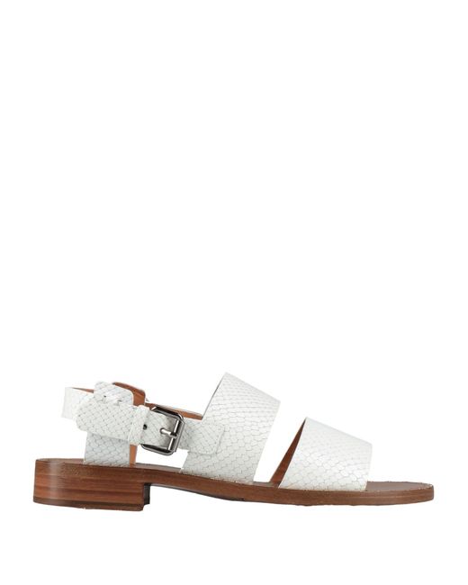 Church's White Sandals Leather