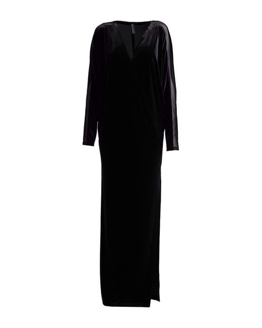 Robe Longue Norma Kamali en coloris Black