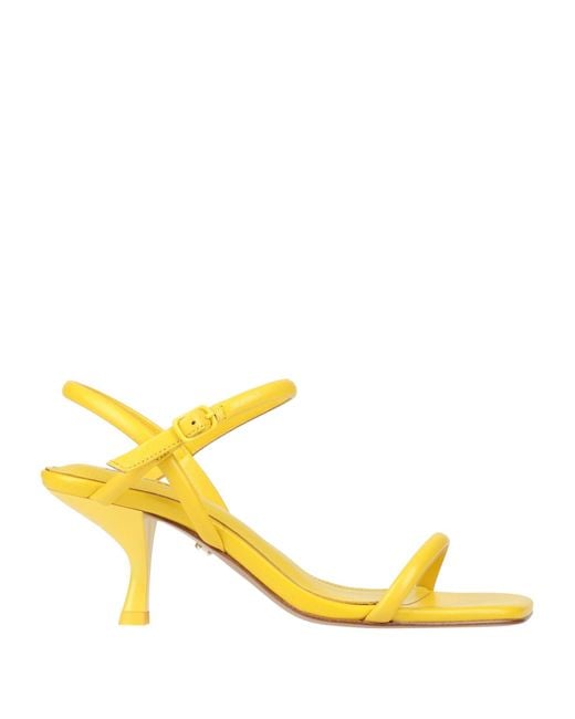 Lola Cruz Yellow Sandale