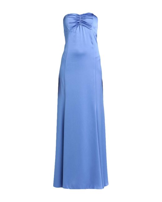 ACTUALEE Blue Maxi-Kleid