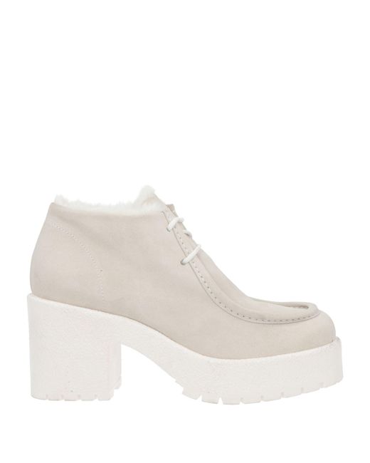 Lemarè White Schnürschuh