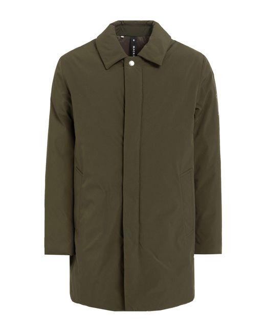 Mackintosh Green Coat Recycled Polyethylene, Polyethylene for men