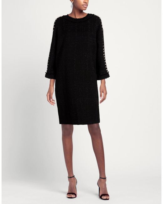 Robe Midi Clips en coloris Black