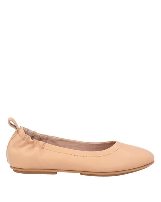 Fitflop Pink Ballet Flats Soft Leather