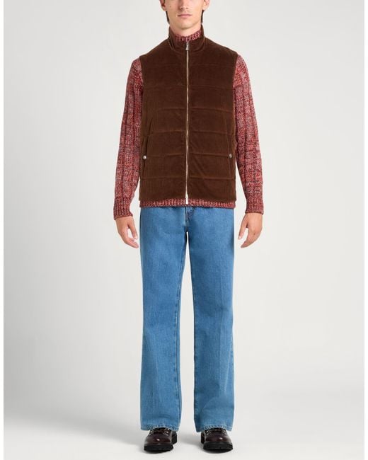 Chompa Sin Mangas Eleventy de hombre de color Brown