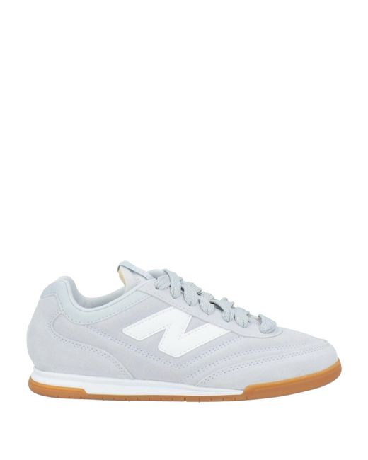 New Balance White Rc42 Light Sneakers Leather, Textile Fibers