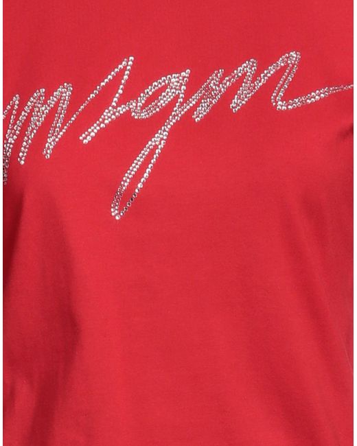 MSGM Red T-shirts