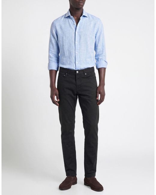 Harmont & Blaine Blue Trouser for men