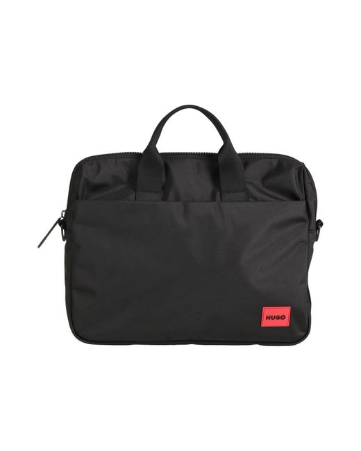 HUGO Black Handbag for men