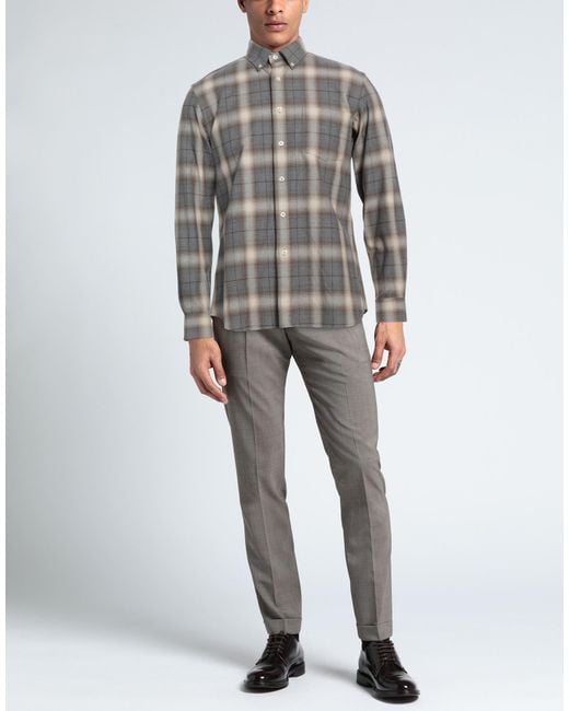 Cruna Gray Shirt Cotton for men