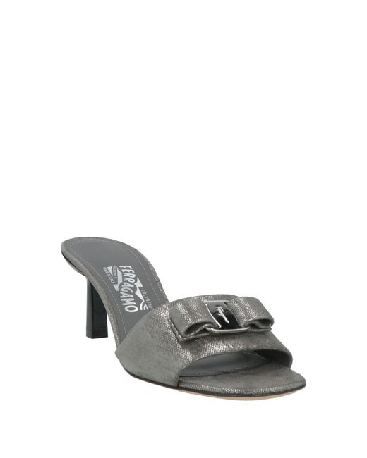 Ferragamo Metallic Sandals