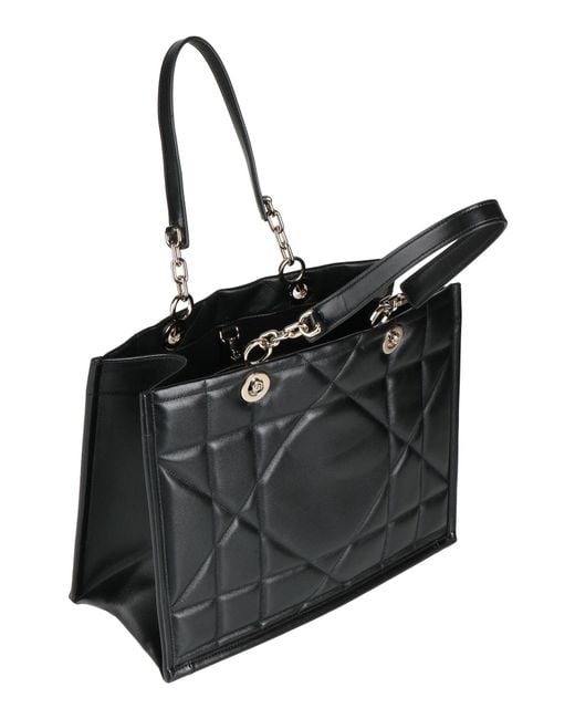 Dior Black Handbag Textile Fibers