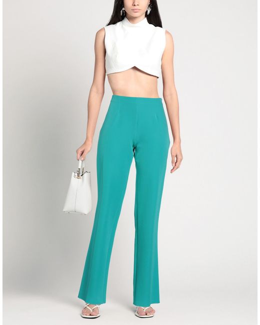 Camilla Blue Pants Polyester, Elastane