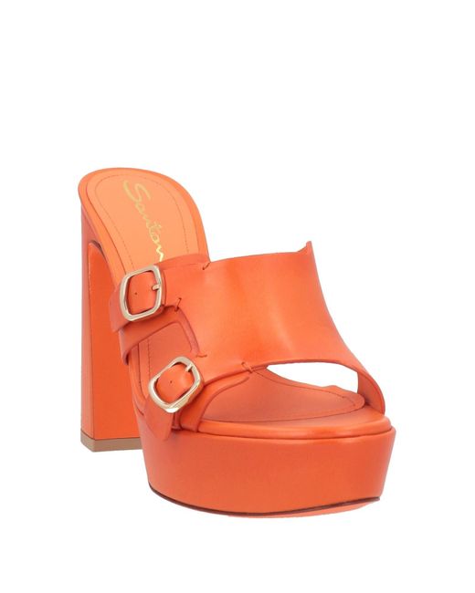 Santoni Orange Sandals