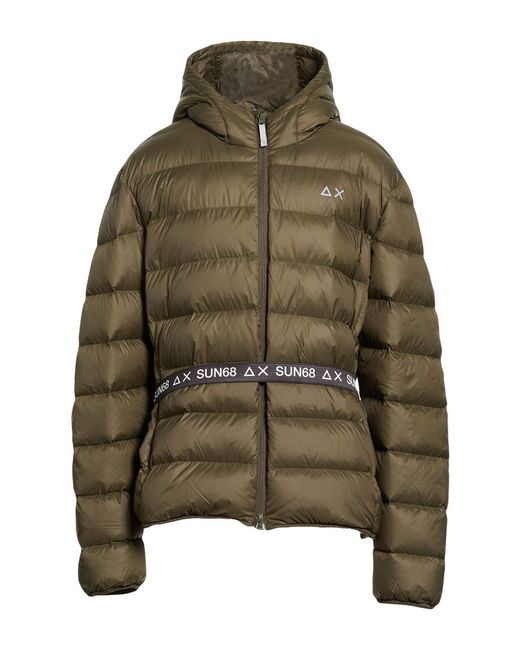 Sun 68 Green Puffer for men