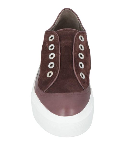 Rocco P Brown Dark Sneakers Leather for men