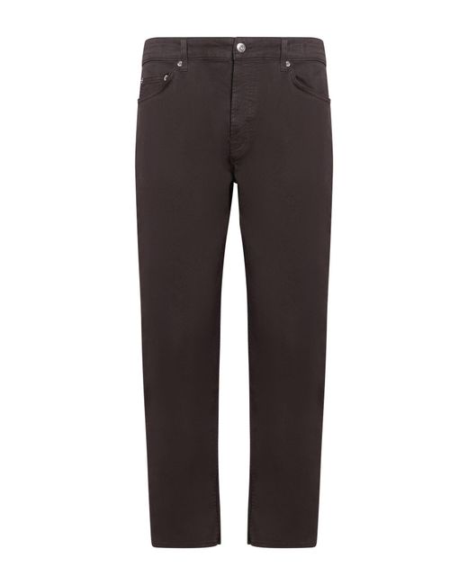 Department 5 Gray Pants Cotton, Elastane for men