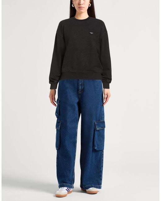 Carhartt Black Sweatshirt Cotton, Elastane