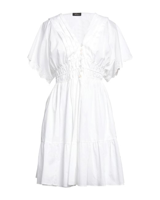 Les Copains White Short Dress