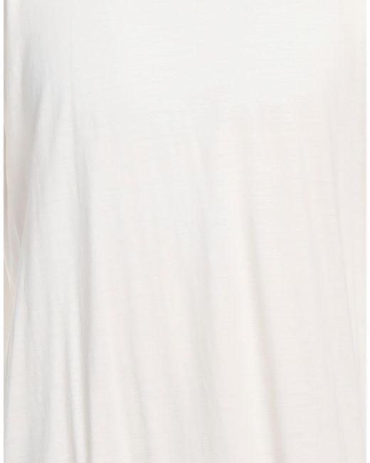 Herno White T-Shirt Wool for men