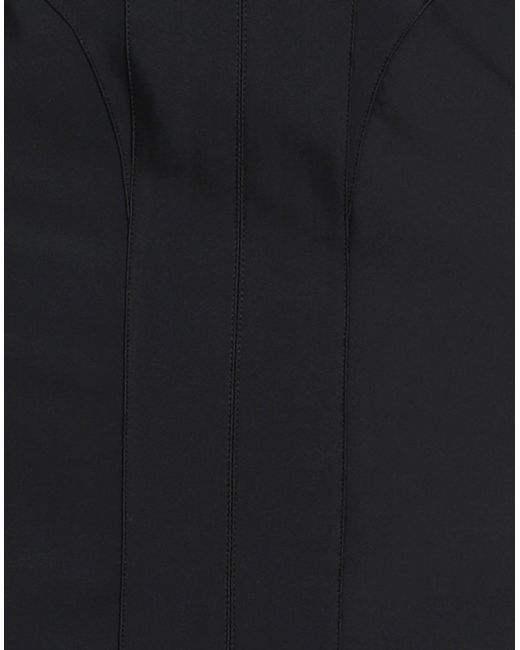 Mugler Mini Dress in Black | Lyst