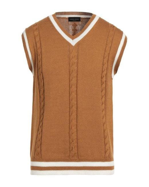 Pullover Roberto Collina pour homme en coloris Brown