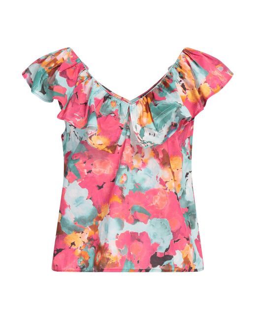 Liu Jo Pink Fuchsia Top Cotton