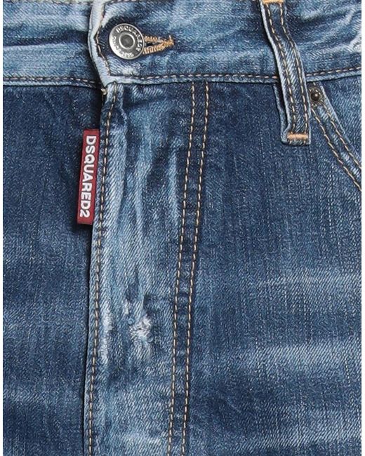 DSquared² Blue Denim Shorts for men