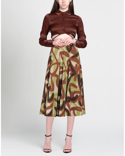 DSquared² Natural Midi Skirt