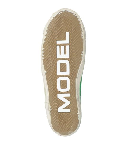 Philippe Model Green Prsx Sneakers Leather for men
