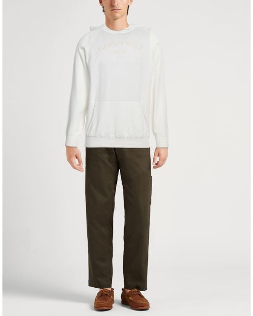 Eleventy White Sweater Cotton for men