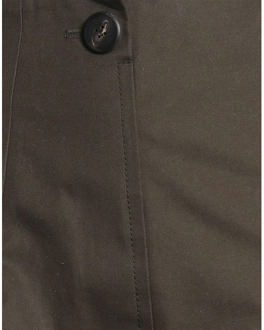 Sa Su Phi Gray Military Midi Skirt Cotton