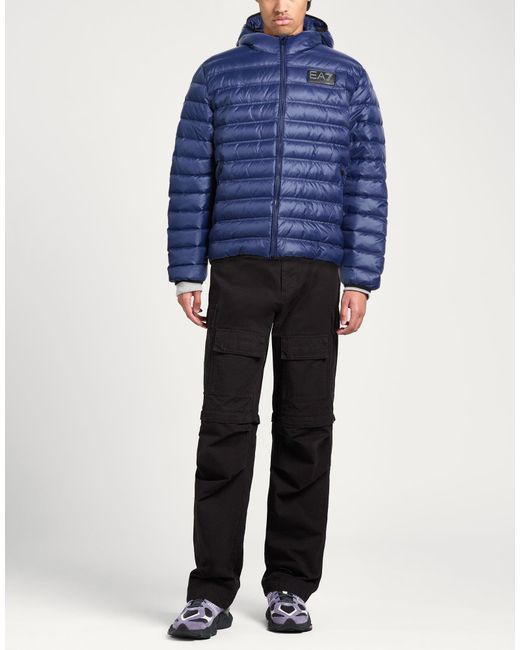 EA7 Blue Puffers for men