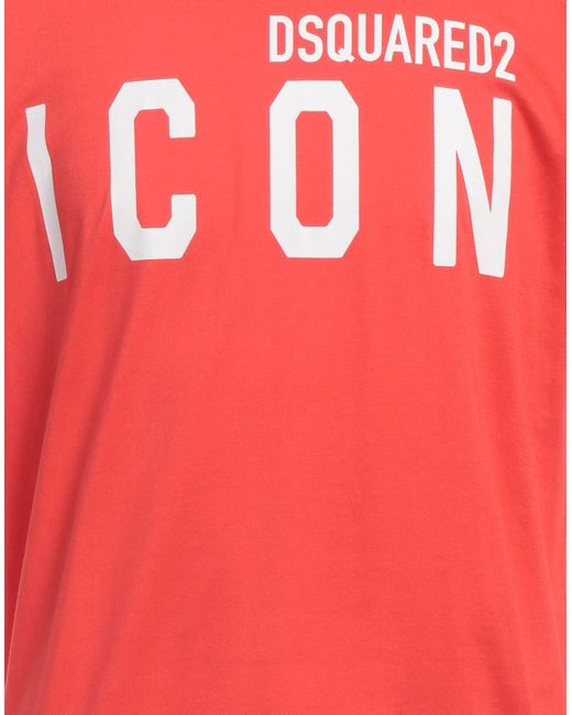 DSquared² Red T-shirt for men