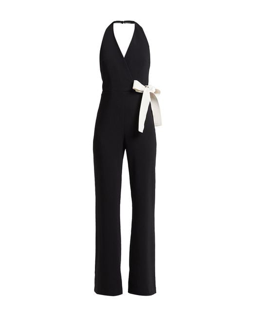 Pinko Black Belted Halterneck Jumpsuit
